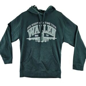 Morgan Wallen One Night‎ At A Time World Tour Hoodie Green Mens Size Large
